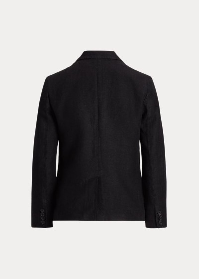 Women's Polo Ralph Lauren Linen One-Button Blazers | 039586CWZ